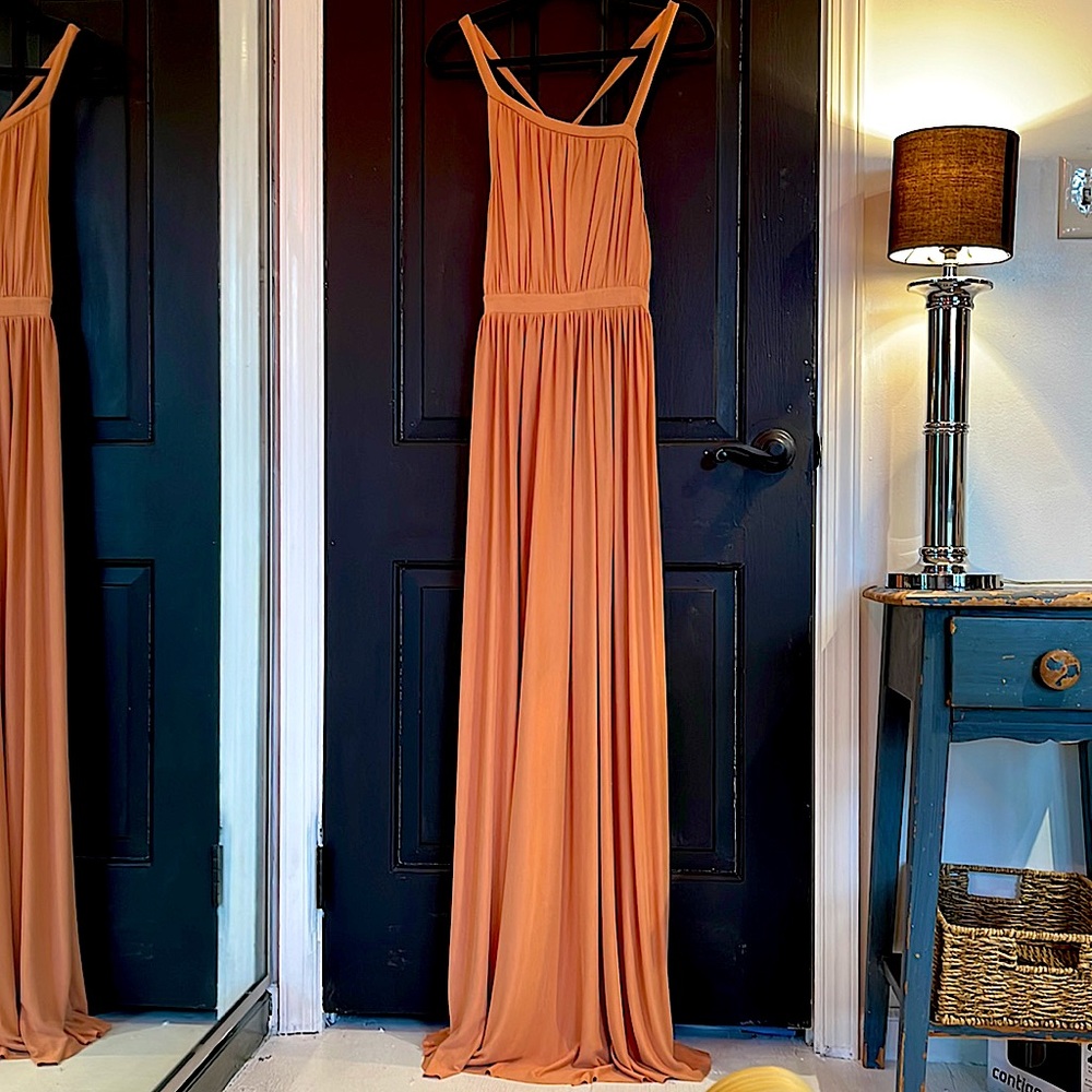 Kimchi blue long goddess asymmetric maxi. - Picture 4 of 11